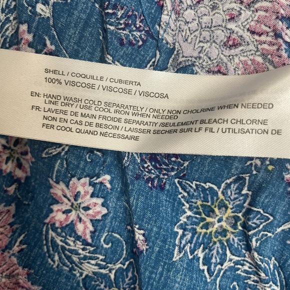 NWT BAND OF GYPSIES Womens Sz Medium Floral Ruffle Maxi‎ Wrap Skirt - Picture 7 of 8